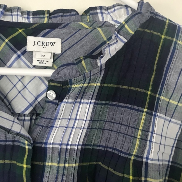🍁3/30$!!! Plaid Pull Over Henley Top - Picture 4 of 10